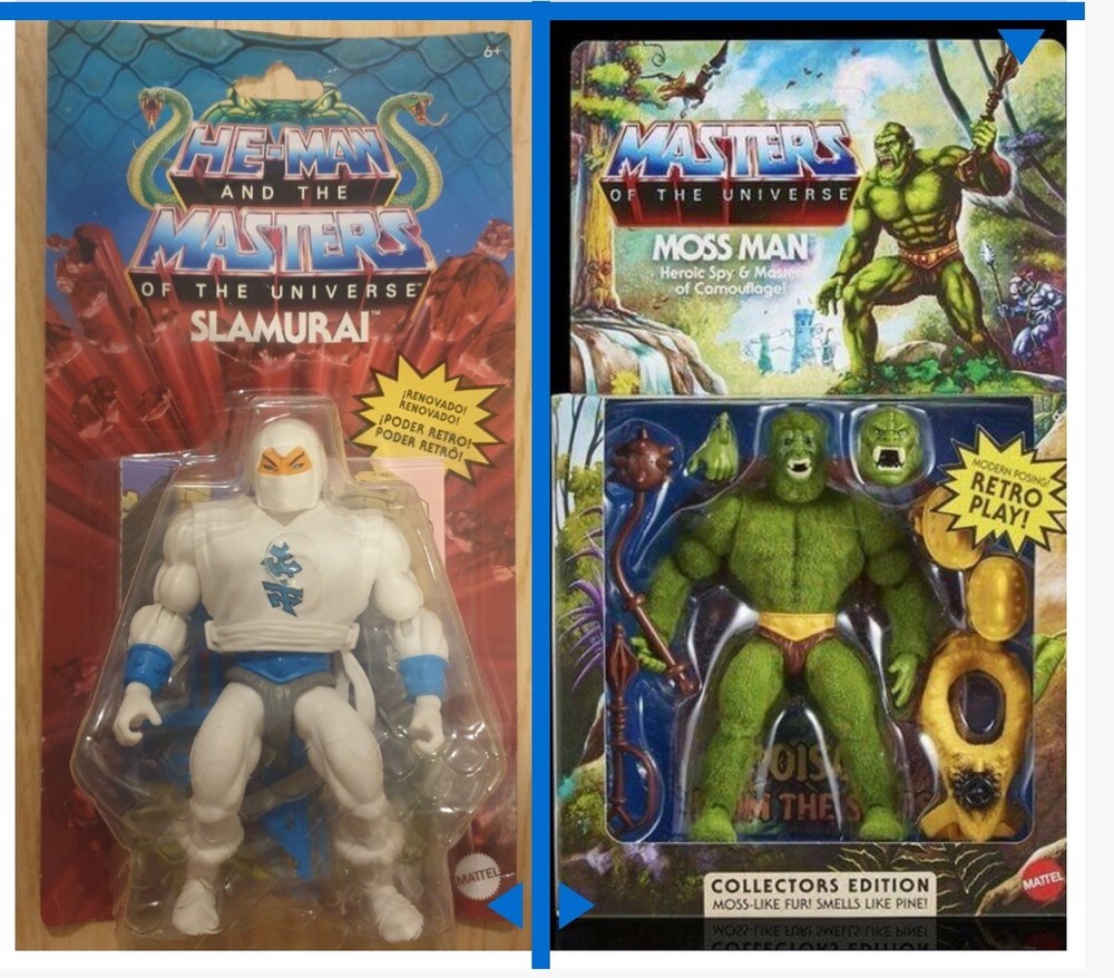 MOTU Origins 2-Pack Slamurai and Moss Man New In Box