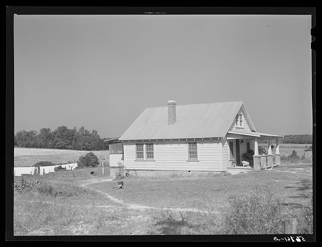 Photo:Caswell County North Carolina 1940 Negro Owner Home House Farm
