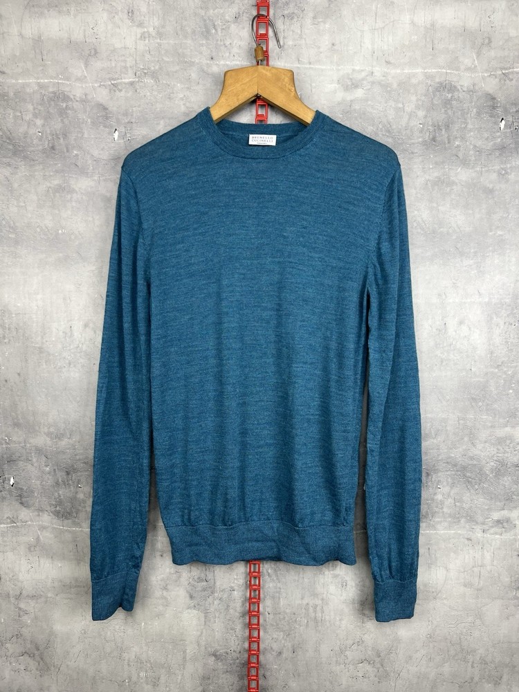 brunello cucinelli mens wool cashmere pullover Size 50