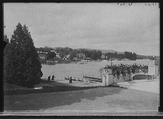 Photo:From grounds of Fort William Henry Hotel, Lake George, N.Y.