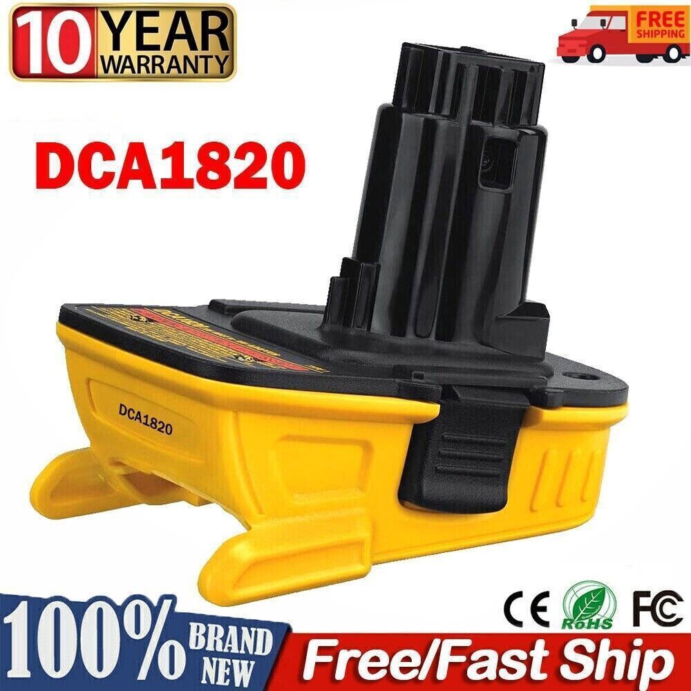 DEWALT DCA1820 18V to 20V Max Battery Adapter for Li-Ion Tools