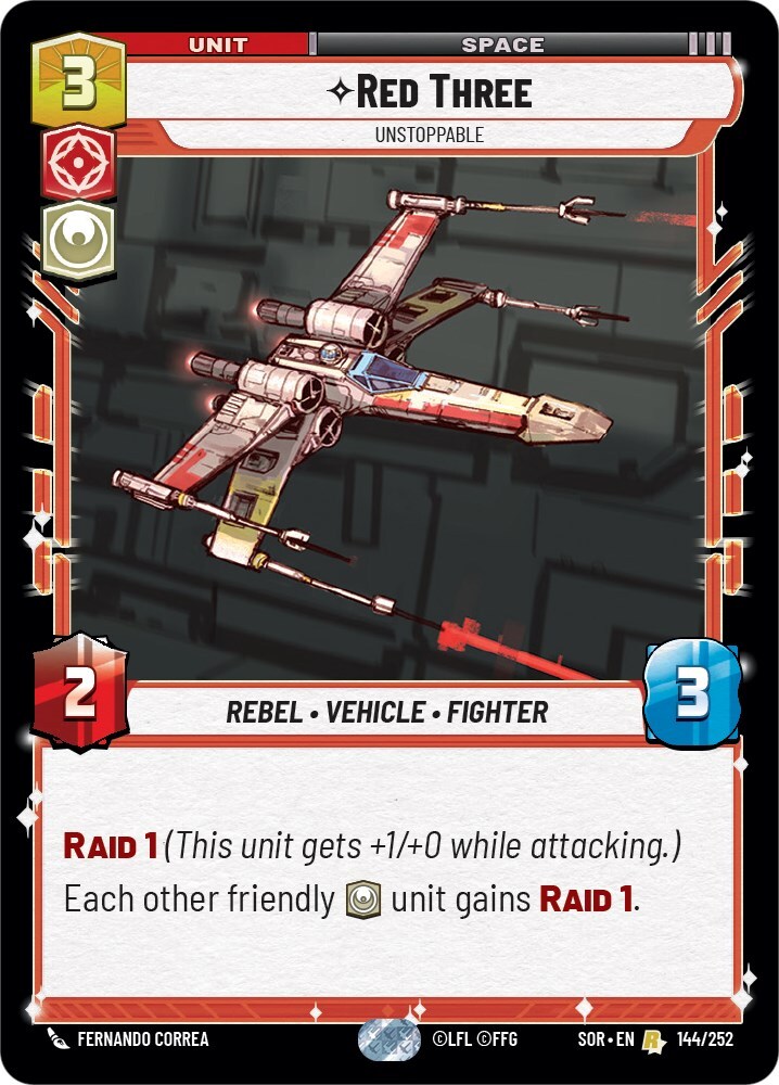 Red Three - Unstoppable, Spark of Rebellion
