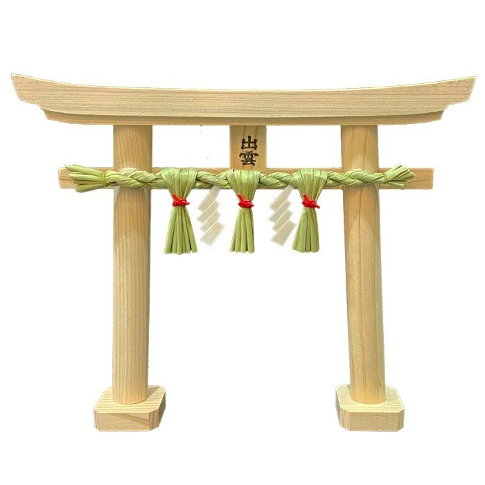 Japanese Wooden Shrine Gate Torii Kamidana Ornament Inari Small Shimenawa NEW