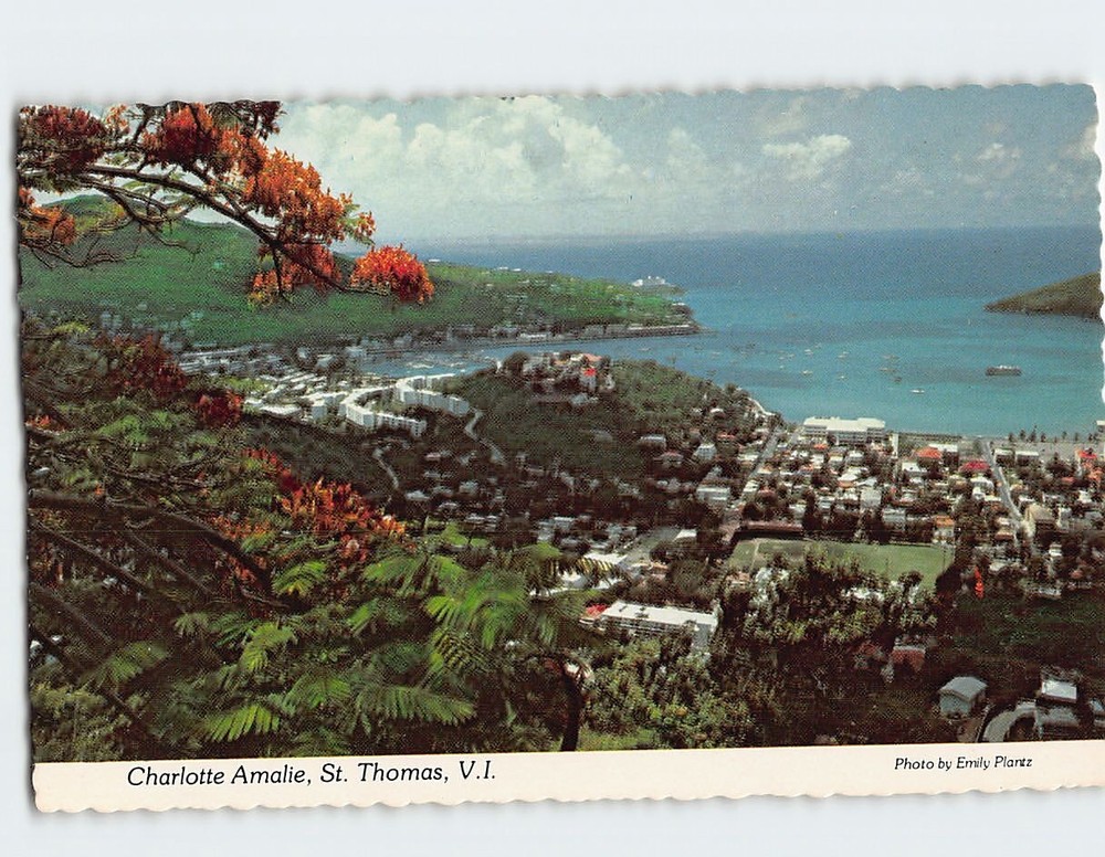 Postcard Charlotte Amalie St. Thomas US Virgin Islands