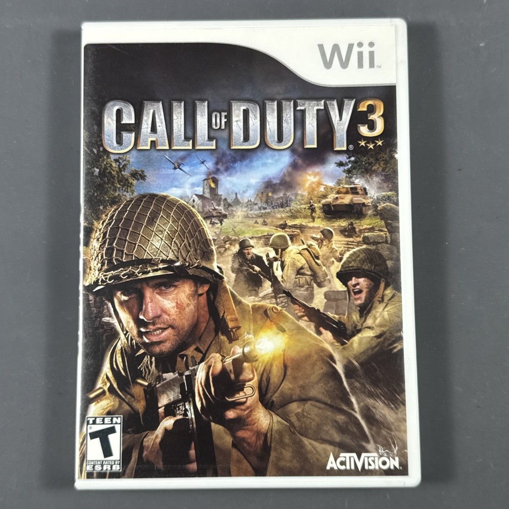 Call of Duty 3 Nintendo Wii Complete CIB Tested