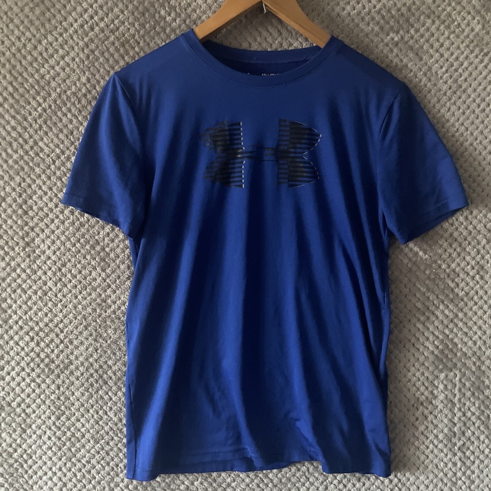 UNDER ARMOUR BLUE SHORT SLEEVE TOP YOUTH XL