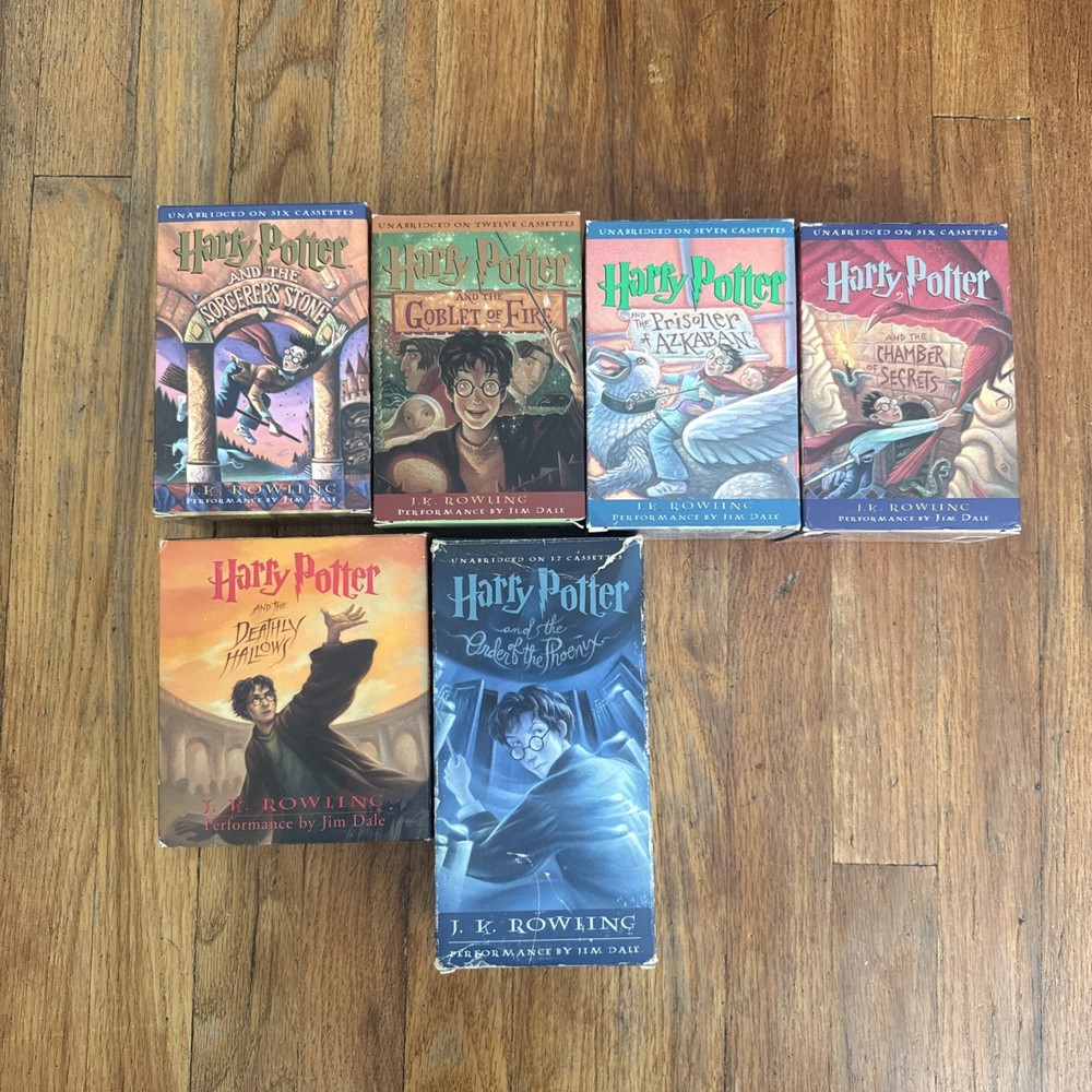 Harry Potter Audio Book Cd Lot 1-6