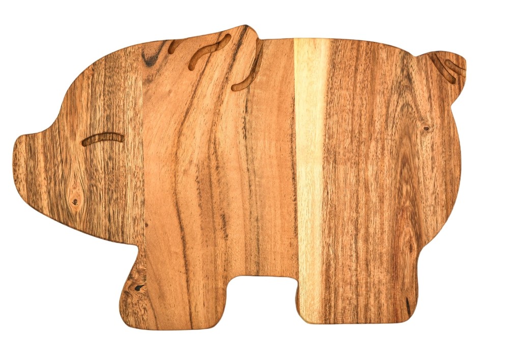 Acacia Shaped Wood Cutting Board for Kitchen Wooden Chopping Butcher Block fo...-image