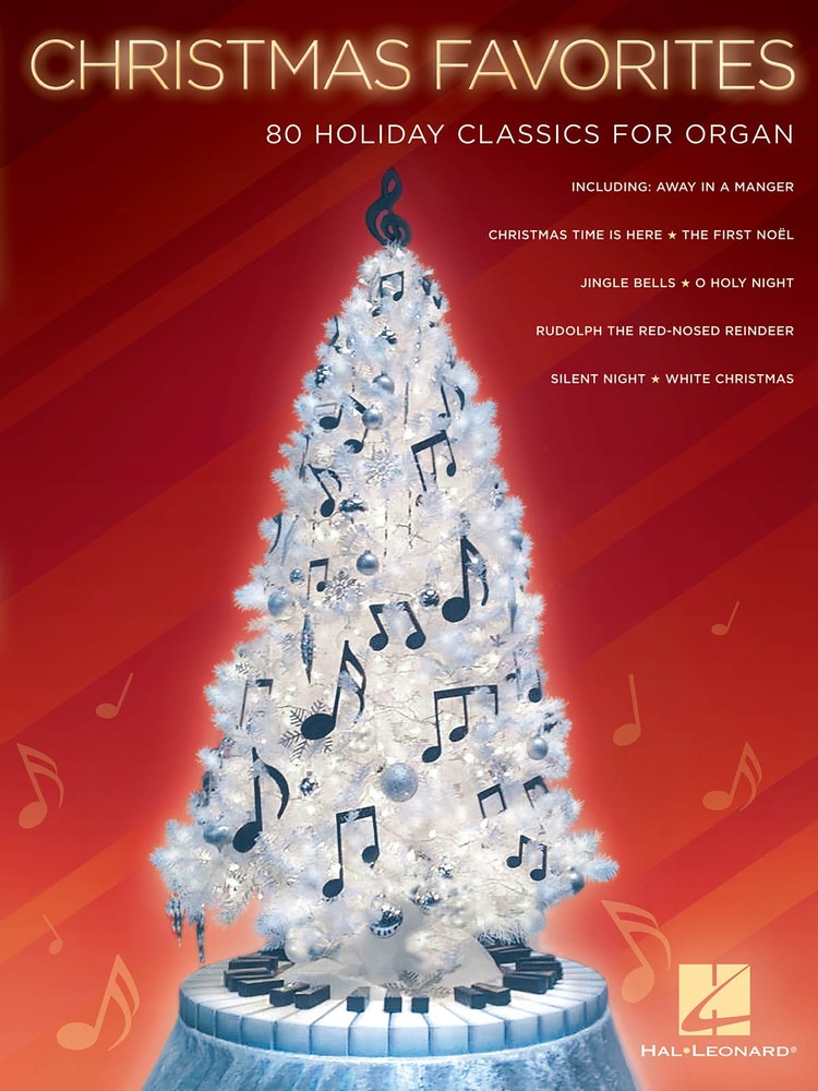 Christmas Favorites for Organ Solo Sheet Music Chords Lyrics 80 Songs Book
