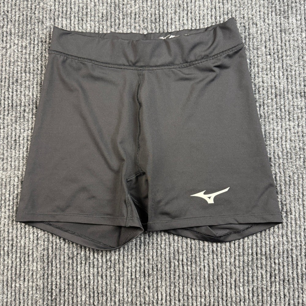 Mizuno Volleyball Shorts Womens Size Small Black Compression Spandex 440809 S22