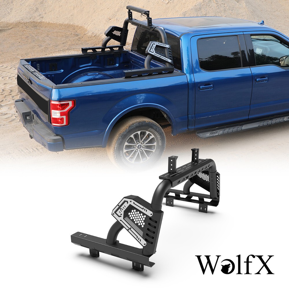 Steel Truck Roll Bar Adjustable Chase Rack Sport Bar Pickup Bed Rack Universal