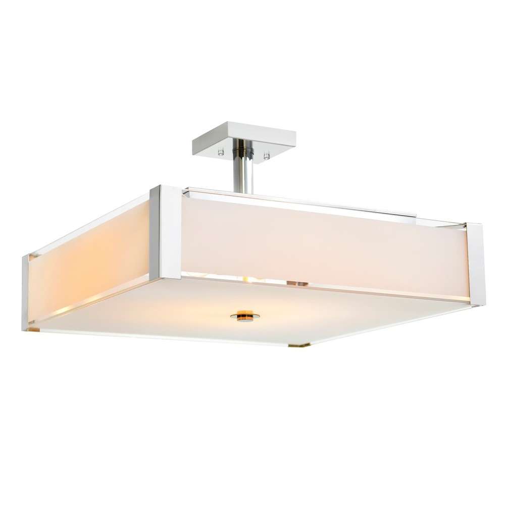 Lucie 5 Light Down Chandelier With Chrome Finish Chrome