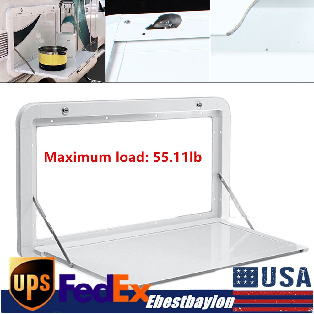 RV Aluminum Alloy Folding Table For Picnic Caravan Trailer Camper 800 x 450mm US