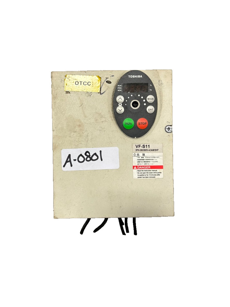 Toshiba VFS11-4037PL-WN(2) VFS-11 Series Transistor Inverter 3-Phase 380/500V