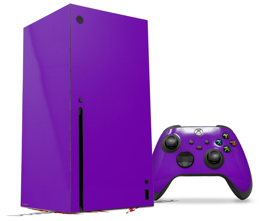 Skin Set for XBOX Series X Solids Collection Purple