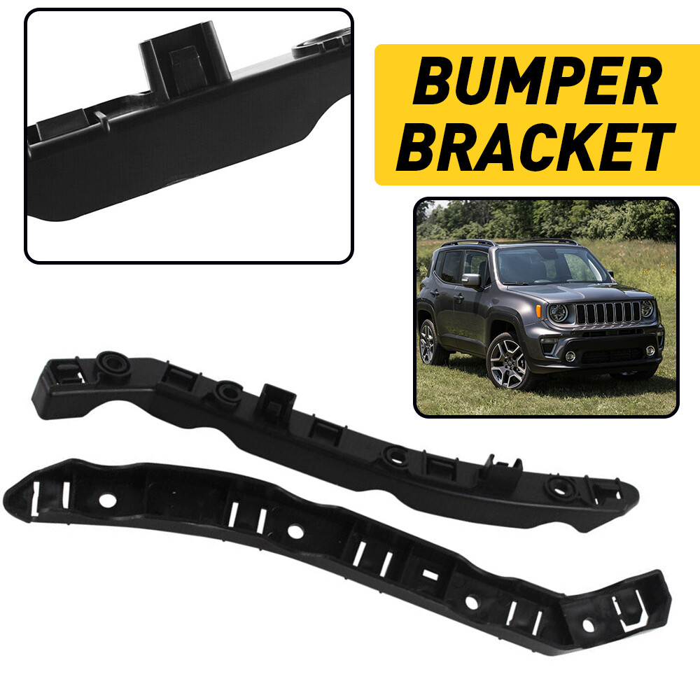 2* For 2015-2023 Jeep Renegade Right+Left Side Front Bumper Brackets Accessories