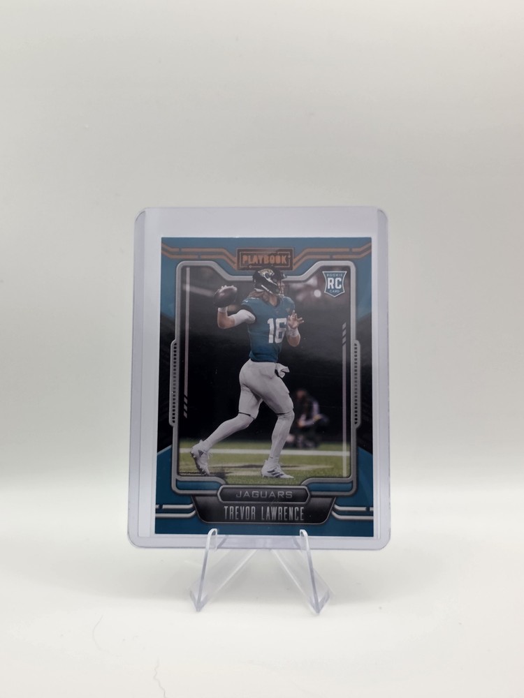 2021 Panini Playbook Trevor Lawrence Rc 101 Jacksonville Jaguars Qb