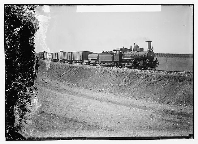 German Baghdad Railway, 190_. Camp carrying German material from Tripoli