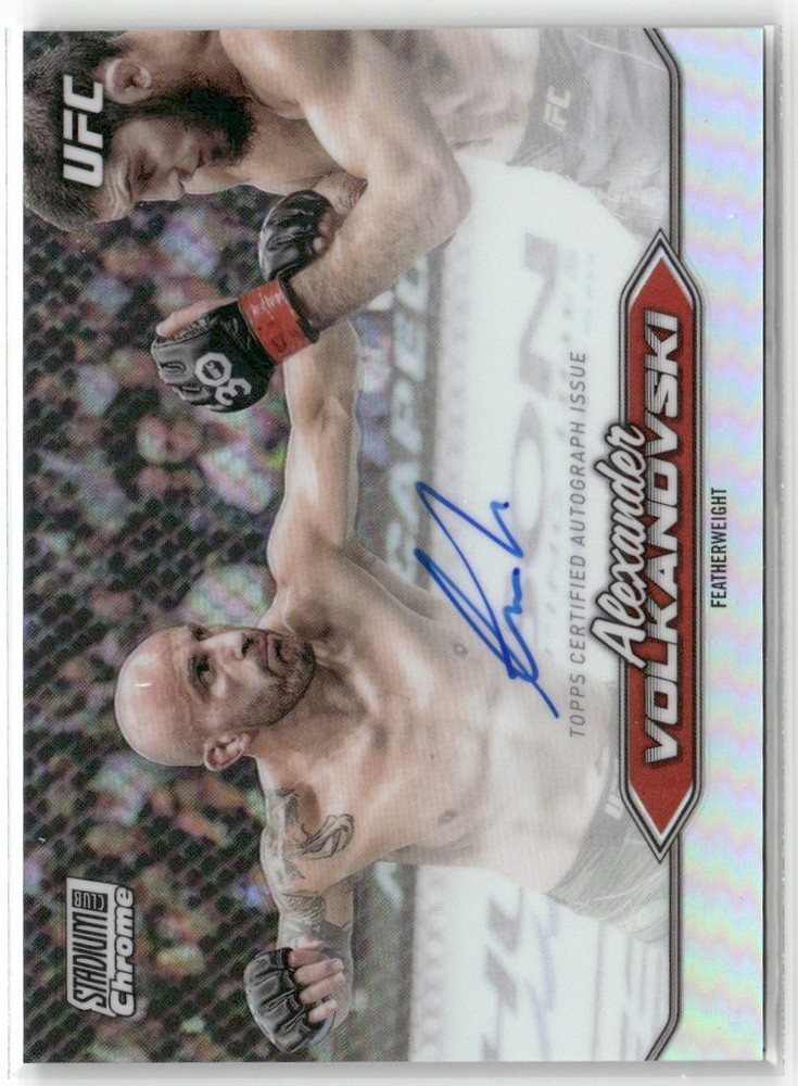 2025 Stadium Club UFC #CAS-AVI Alexander Volkanovski Chrome Autographs