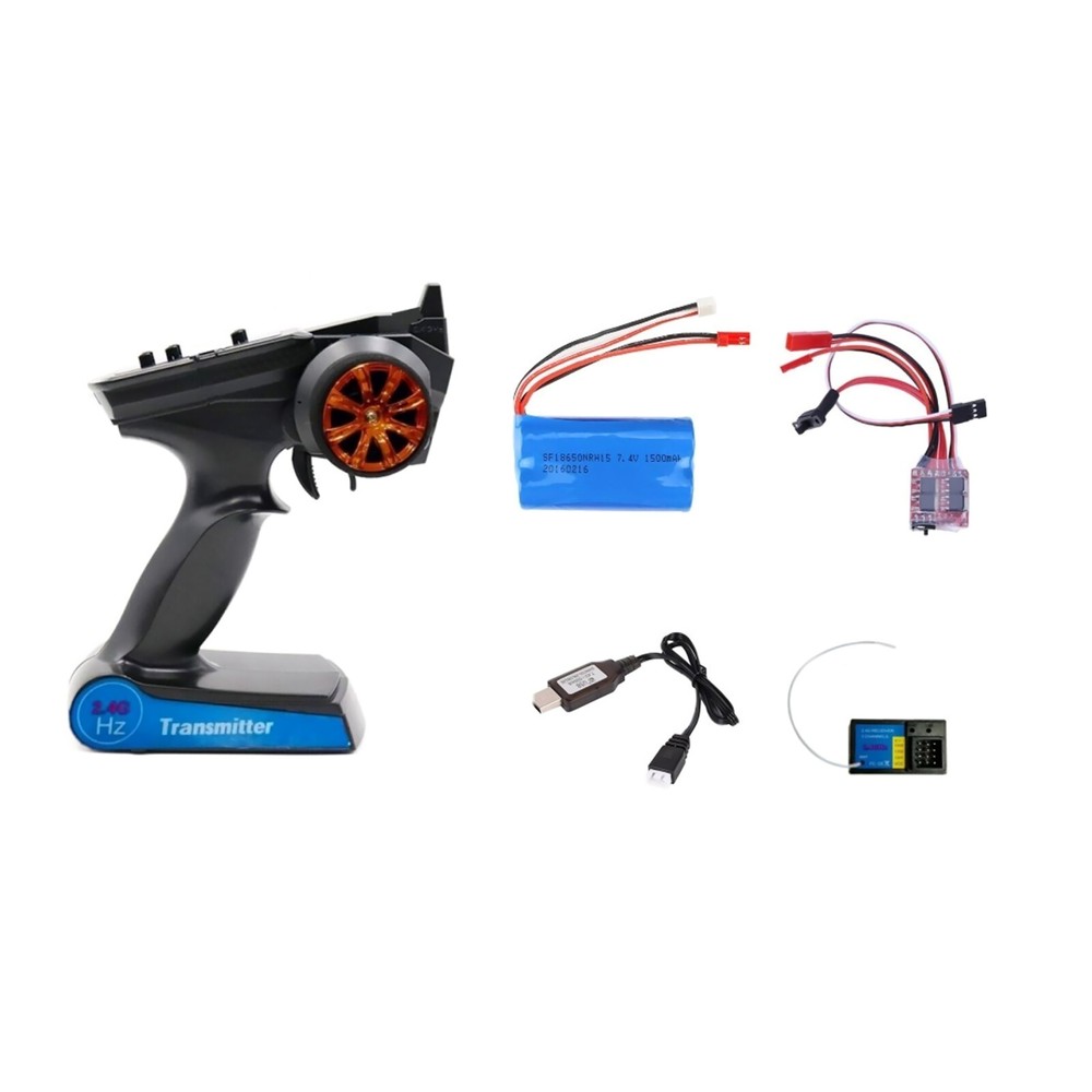 Digital Radio Remote Control with 30A ESC Receiver for WPL RC Cars