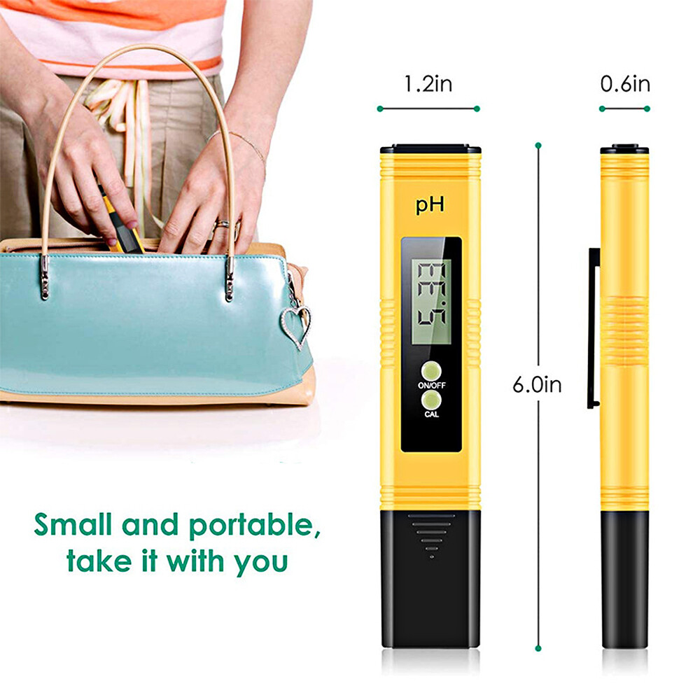 Accurate LCD Digital PH Meter Pen For Water Tester Aquarium Pool Drinking Water-image