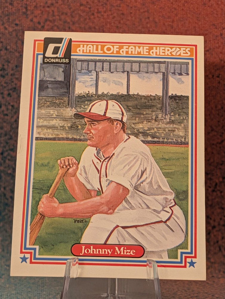 1983 Donruss Hall of Fame Heroes #10 Johnny Mize