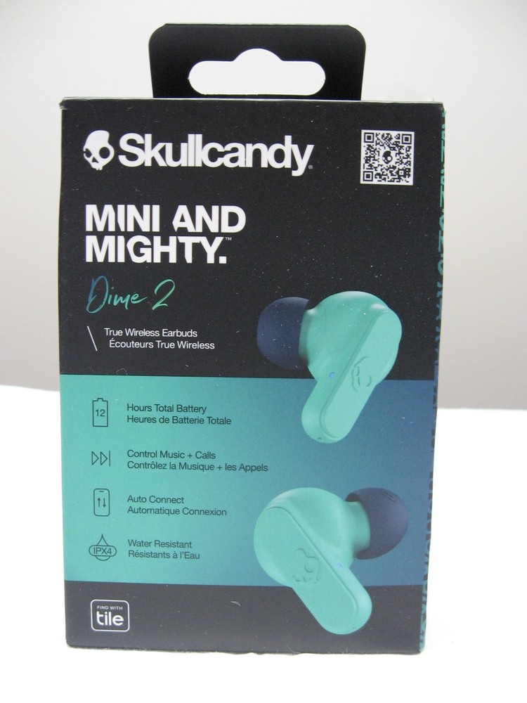 Skullcandy Dime 2 True Wireless Bluetooth Earbuds Green - SEALED
