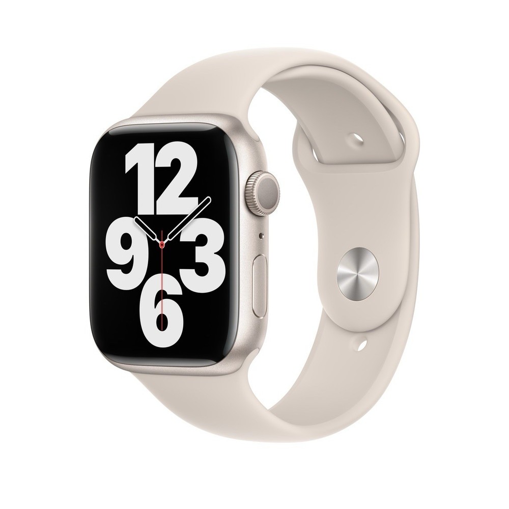 Apple Watch Series 7 45mm GPS + Cellular Starlight Aluminum Case MKJ83LL/A