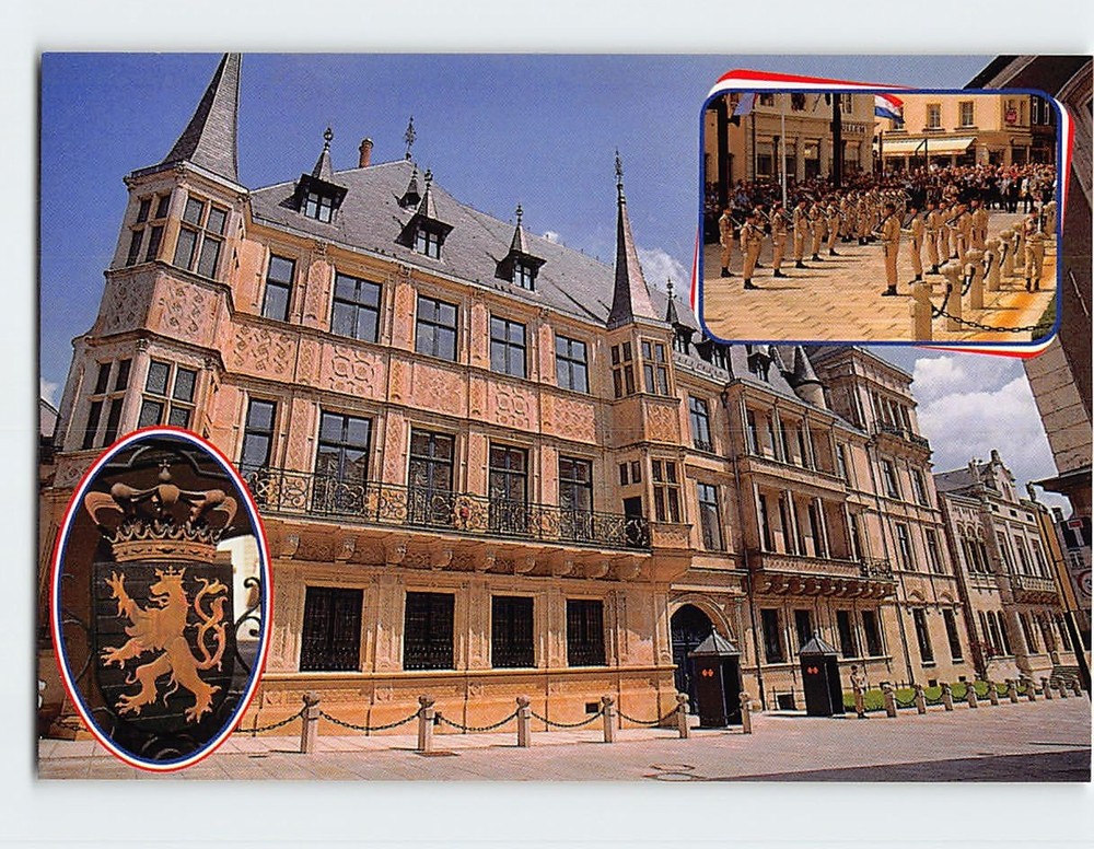 Postcard Grand Ducal Palace in Luxembourg City Luxembourg