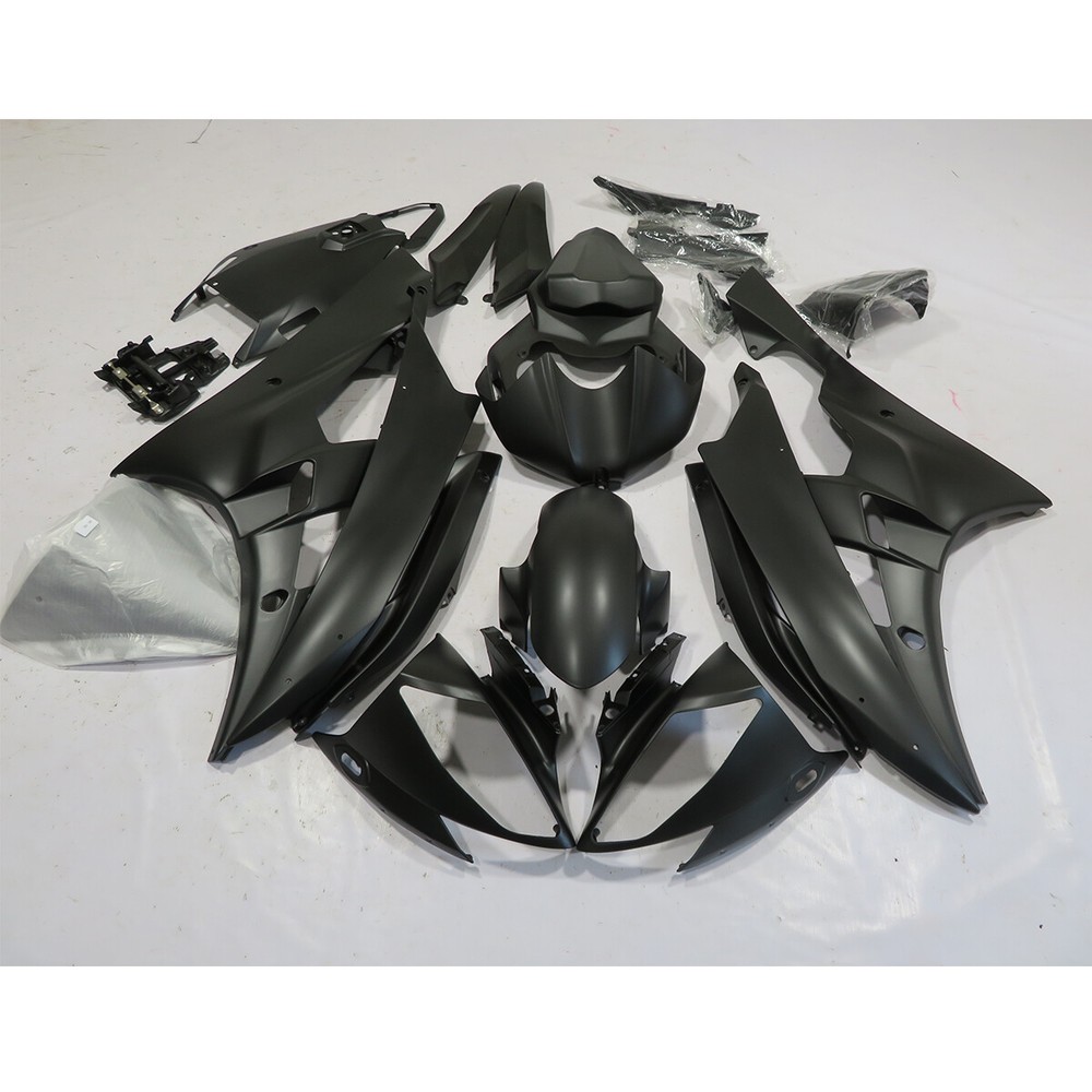 Matte Black Bodywork Fairing Body Kit Plastics For Yamaha YZF R6 2006 2007 USA