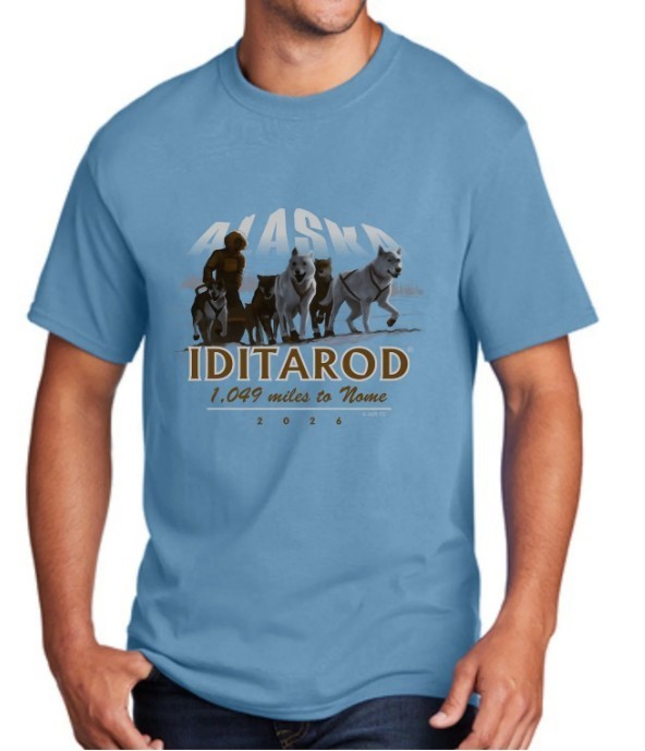 Official Alaska Iditarod Sled Dog Race 2026 T-Shirt