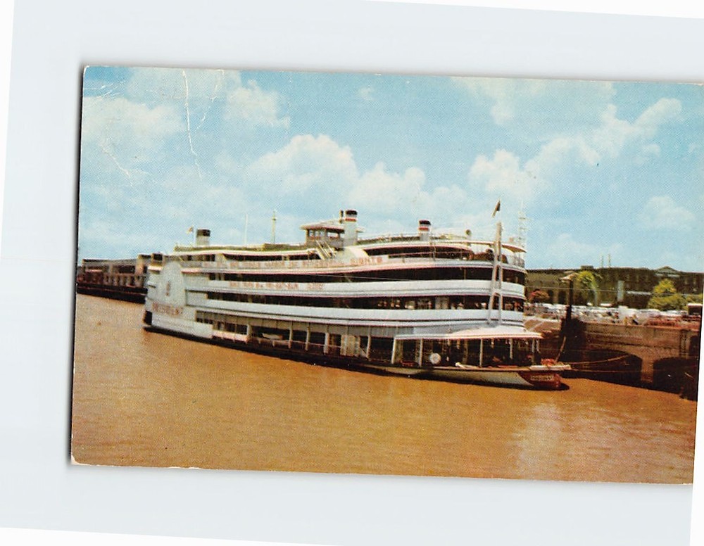 Postcard Mississippi River Excursion Liner SS President Louisiana USA