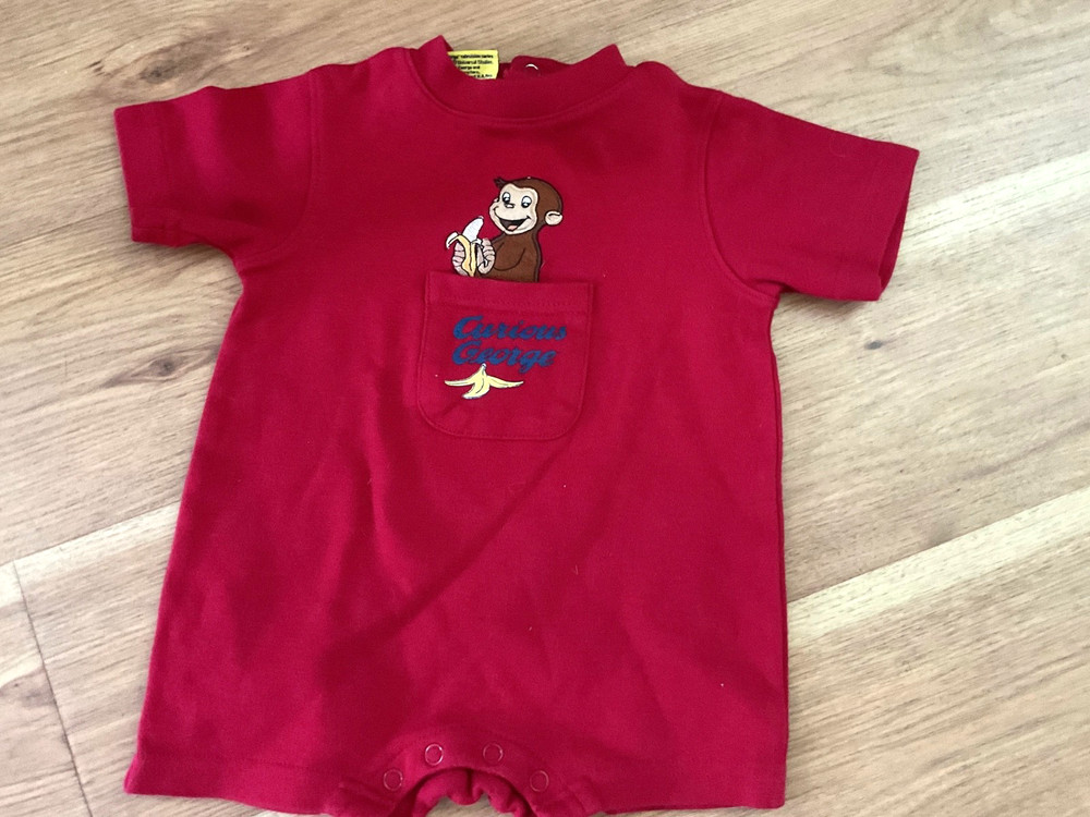 Curious George Baby Boy Romper Size 12 Months