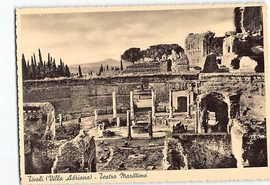 Postcard Teatro Marittimo Tivoli Italy