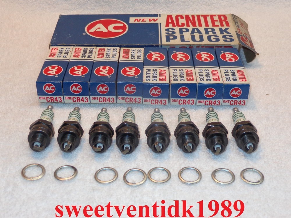 ‘NOS’ AC-CR43 Spark Plugs...‘Acniter ’... 1969-1970 commercial grade Z28 + LT1-image