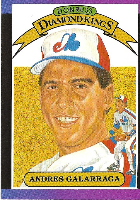 1989 Donruss - Diamond Kings Andres Galarraga #14