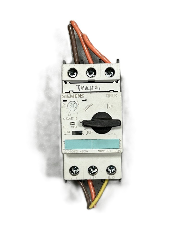 Siemens 3RV1021-1JA10 Sirius Motor Protection Circuit Breaker 10A 690V