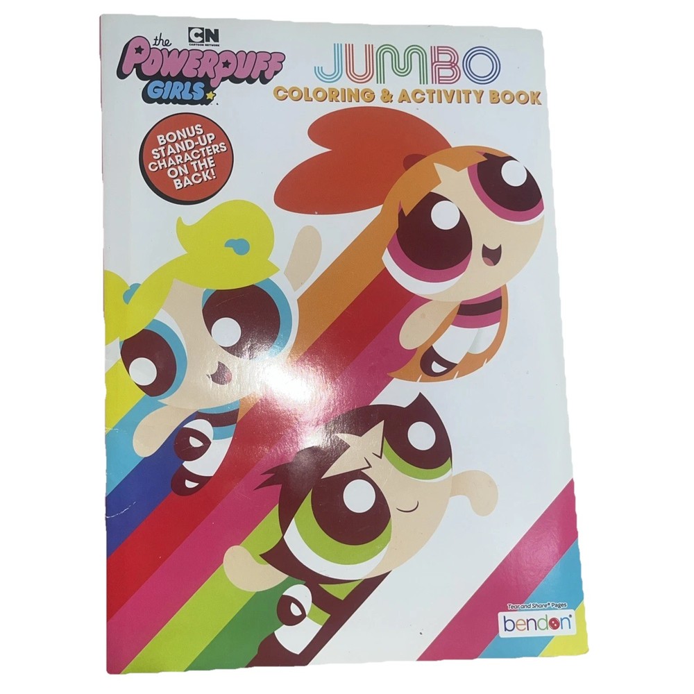 New, The Powerpuff Girls Jumbo Coloring And Activity Book