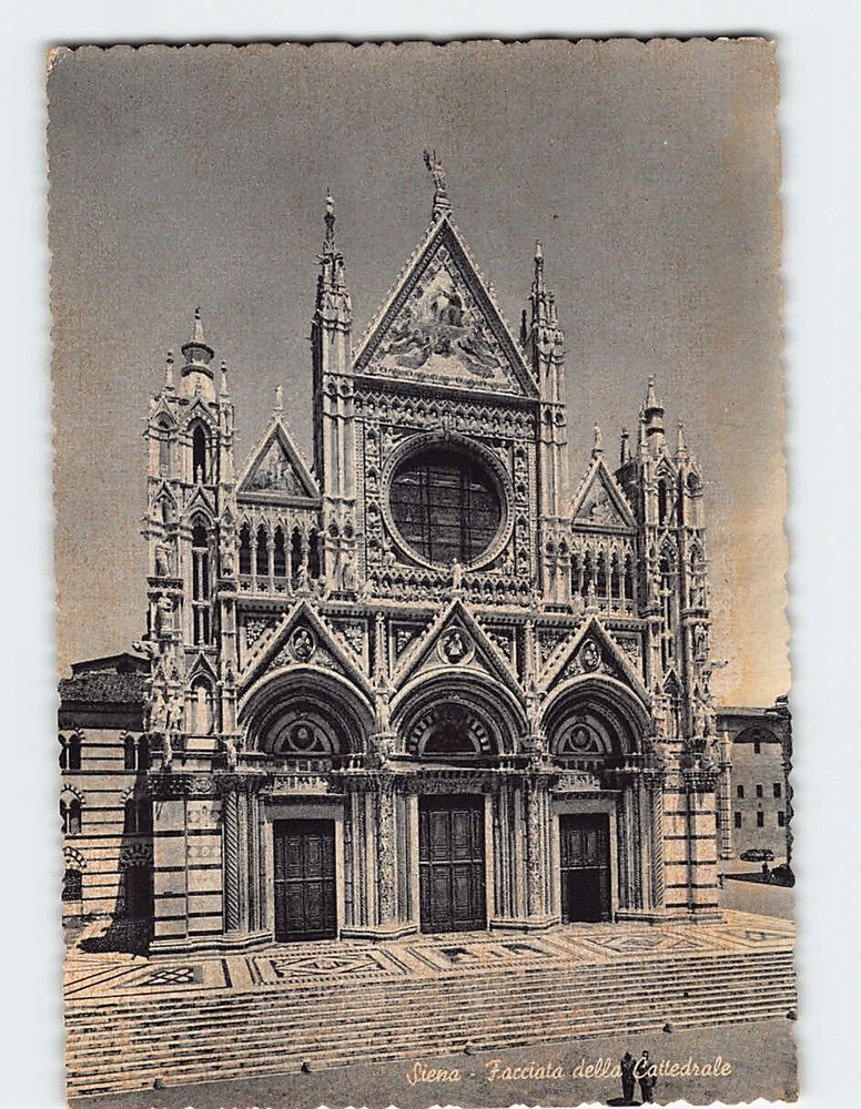 Postcard Siena Cathedral Siena Italy