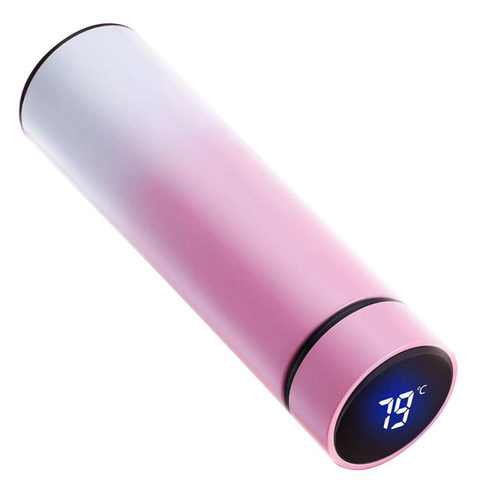 Smart Insulated Stainless Steel Mug with LED Display 17oz Thermos