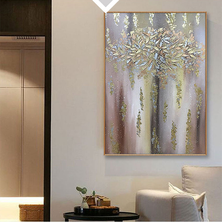 Modern abstract acrylic painting Nordic design wall posters Hand painted oil