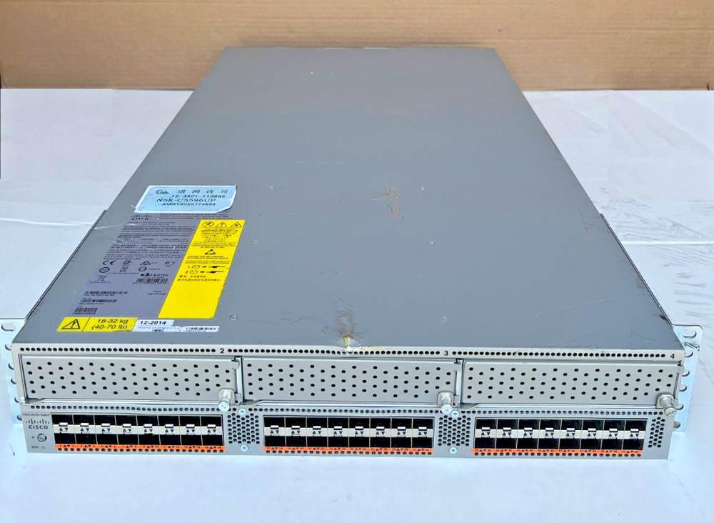 Cisco Nexus N5K-C5596UP 48 Port 5596UP Switch With DUAL PSU 1100W