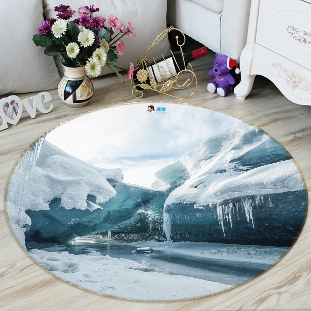 3D Glacier White NAO3694 Game Rug Mat Elegant Photo Carpet Mat Fay