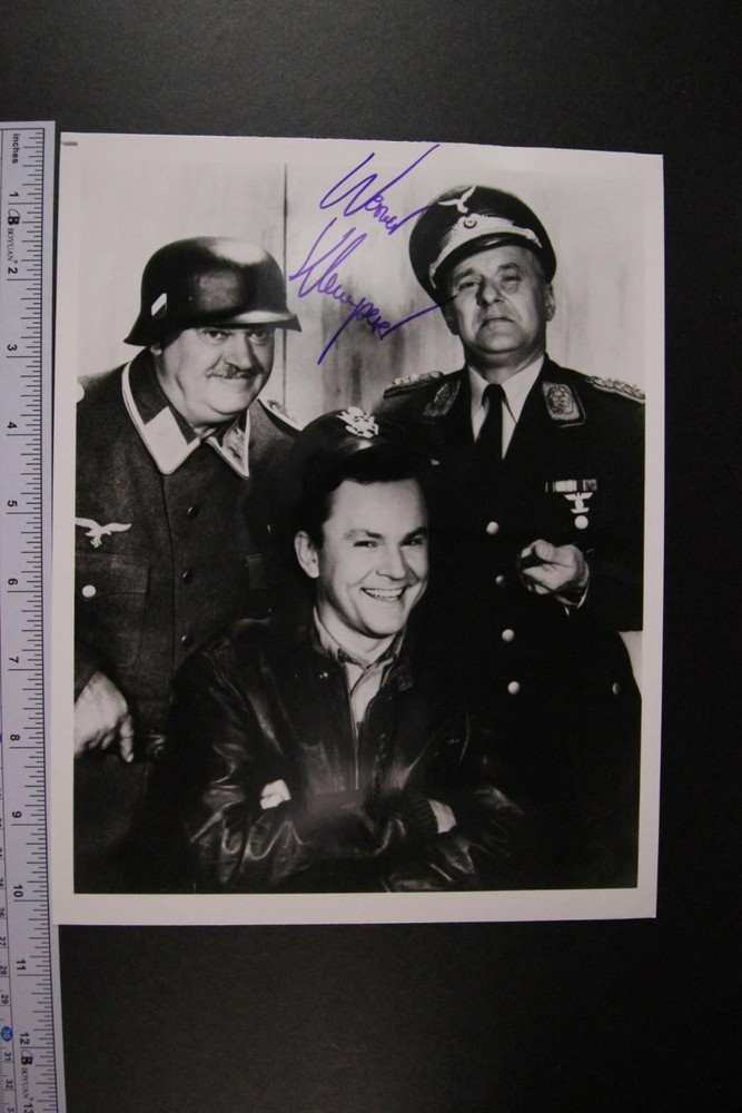Werner Klemper (1920-2000) (Hogan's Heroes) Autograph Photo~