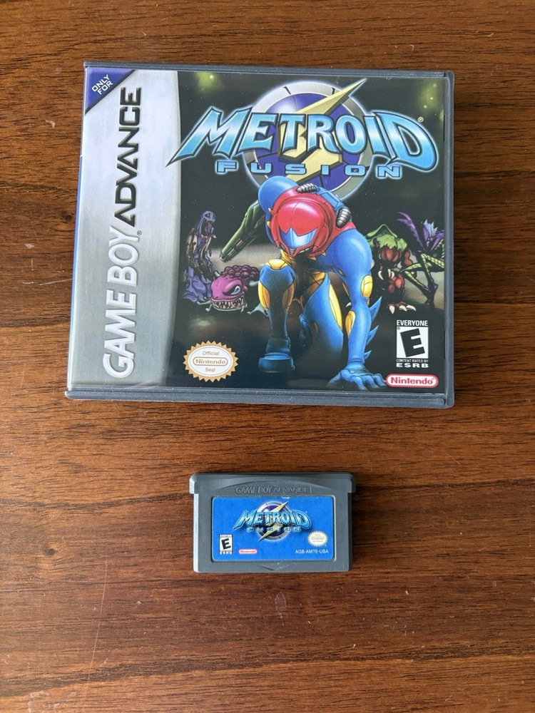 Metroid Fusion Nintendo Game Boy Advance GBA 2002 Authentic Tested Working