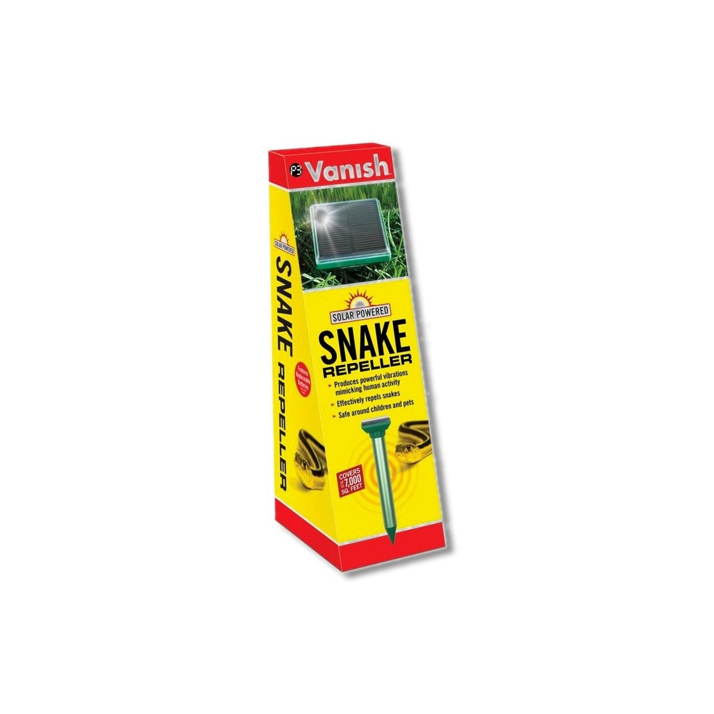 Vanish Solar-Powered Electronic Stake Repeller For Snakes P7845