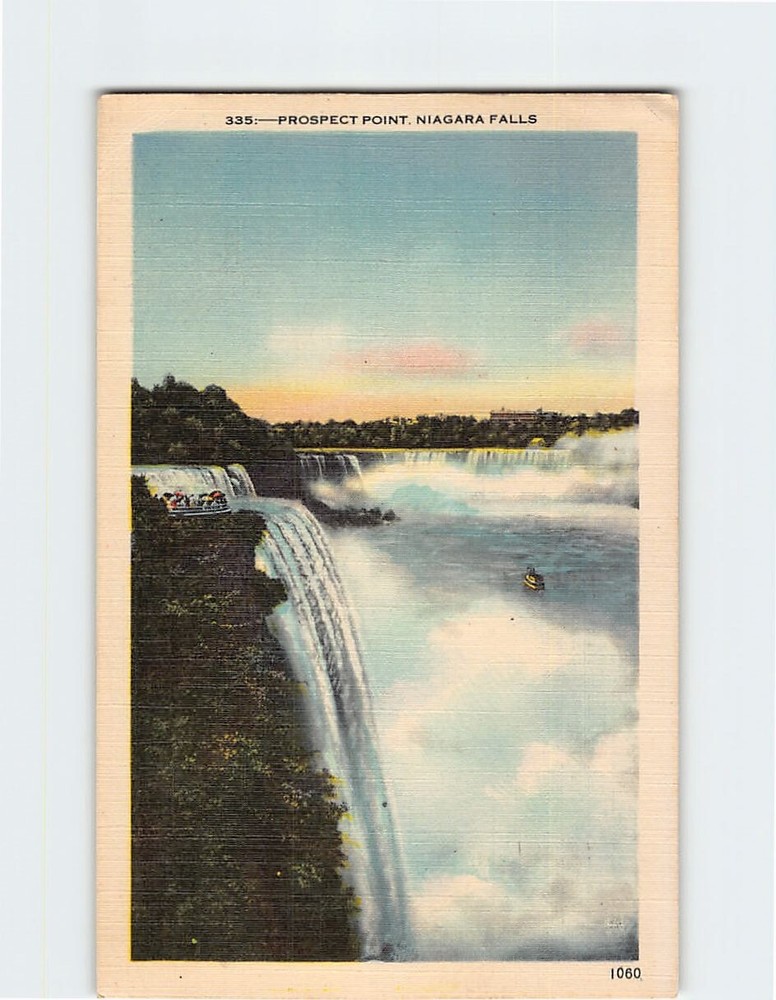 Postcard Prospect Point Niagara Falls New York USA