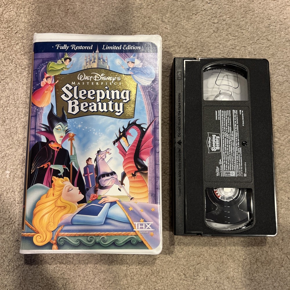 Sleeping Beauty (Limited Edition) (VHS, 1997) Walt Disney's Masterpiece Like New