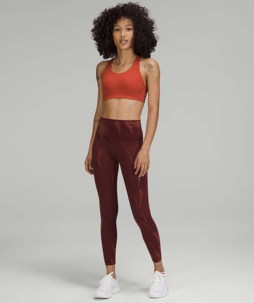 🍋Lululemon Wonder Train High-Rise Leggings Burgundy/Red Size 4