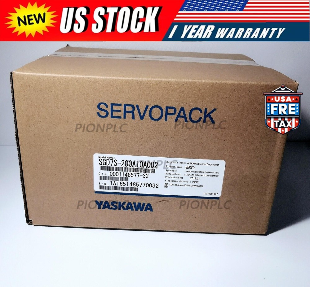 One New Yaskawa SGD7S-200A10A002 SGD7S200A10A002 Servo Drive Expedited Shipping